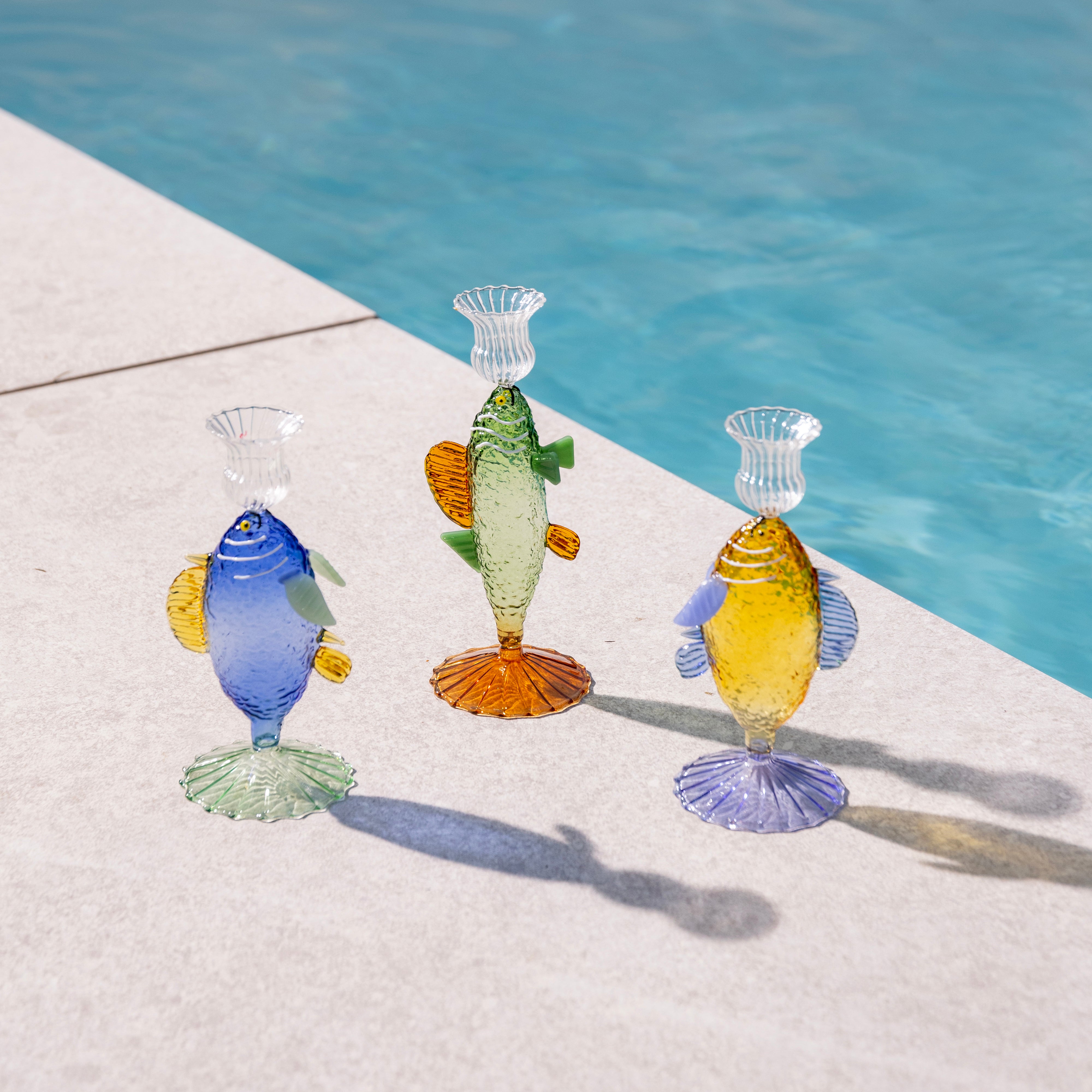 Fish lysestage - blå